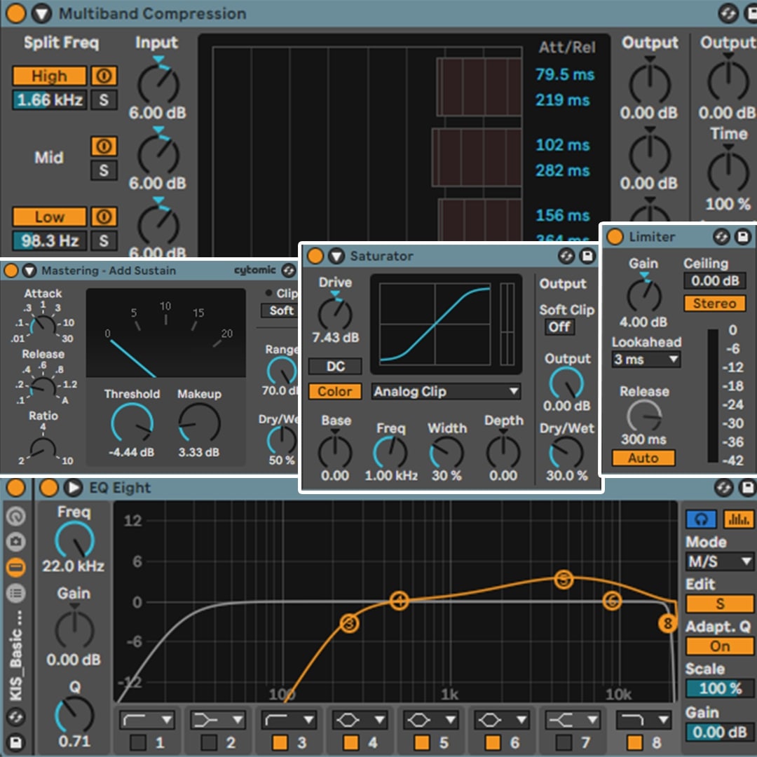 Free Tech House Ableton Mastering Rack - Ableton Rack - Keep It Sample